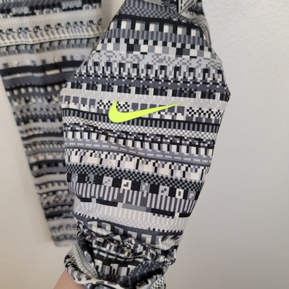 Nike Pro Warm 8 Bit Fair Isle Tights Medium - Picture 5 of 10
